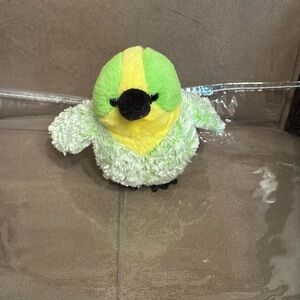 Ganz Webkinz Lil kinz Budgie Bird in Green and Yellow